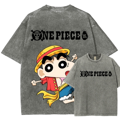 Crayon Shin-chan | Unisex Fit Washed T-Shirt 