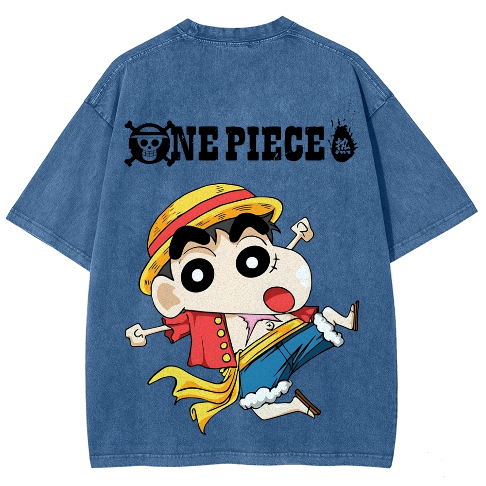 Crayon Shin-chan | Unisex Fit Washed T-Shirt 
