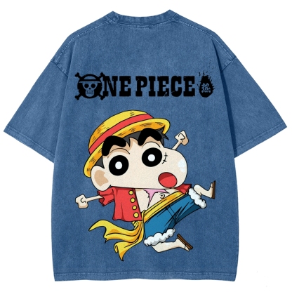 Crayon Shin-chan | Unisex Fit Washed T-Shirt 