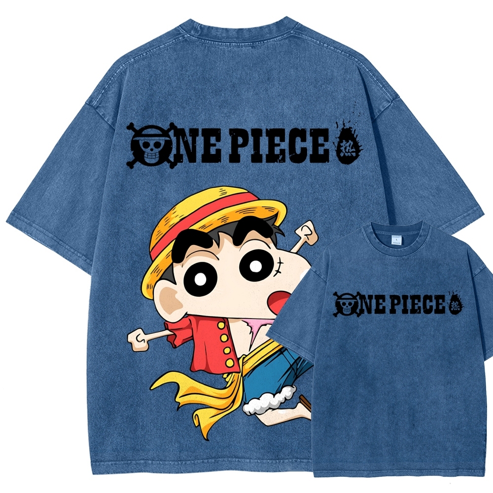 Crayon Shin-chan | Unisex Fit Washed T-Shirt 