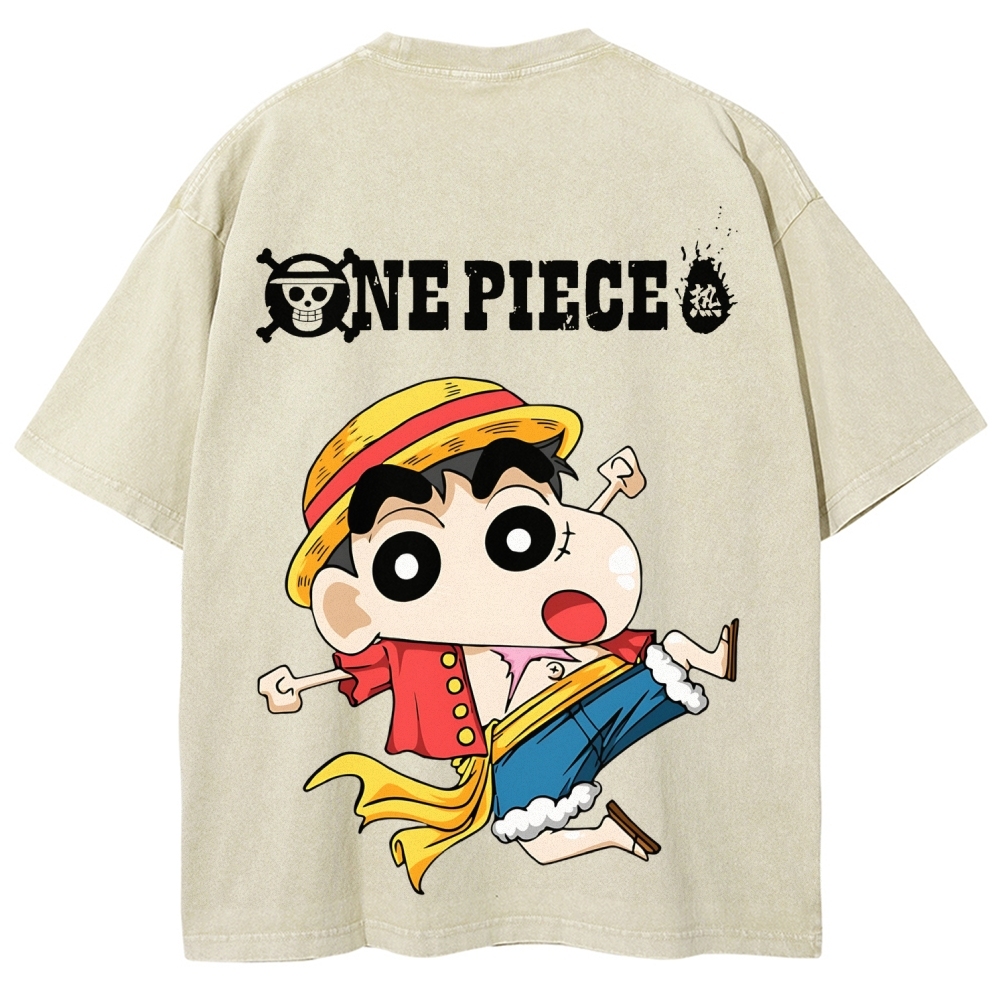 Crayon Shin-chan | Unisex Fit Washed T-Shirt 