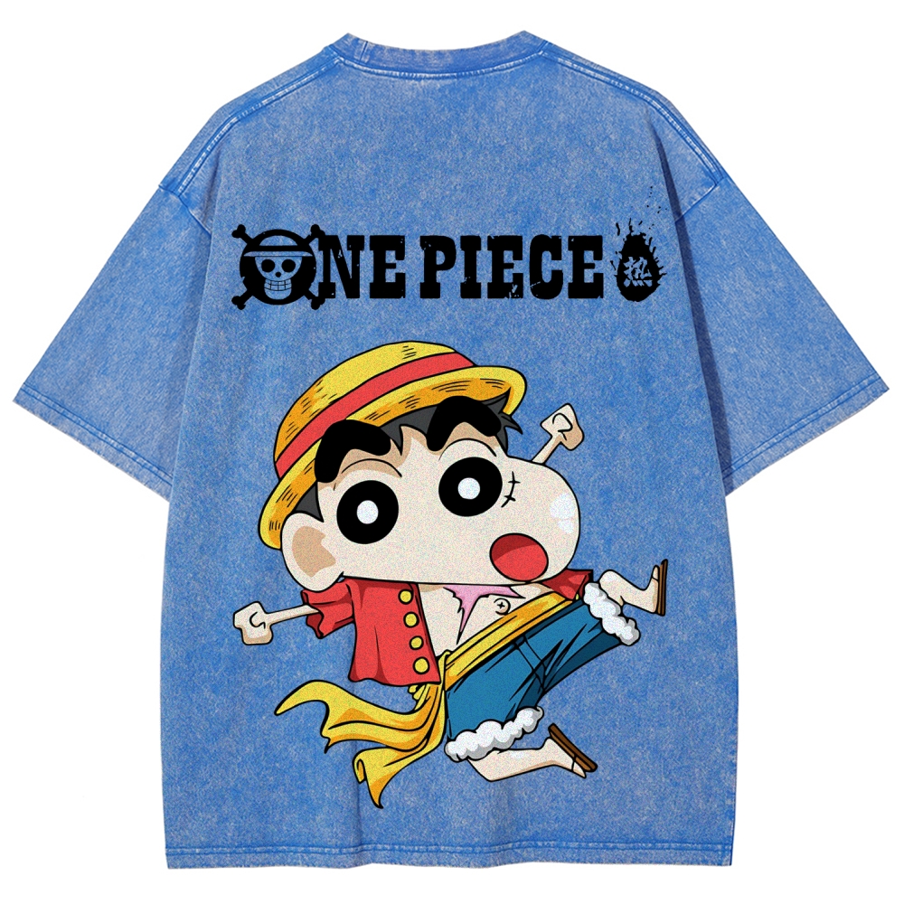 Crayon Shin-chan | Unisex Fit Washed T-Shirt 