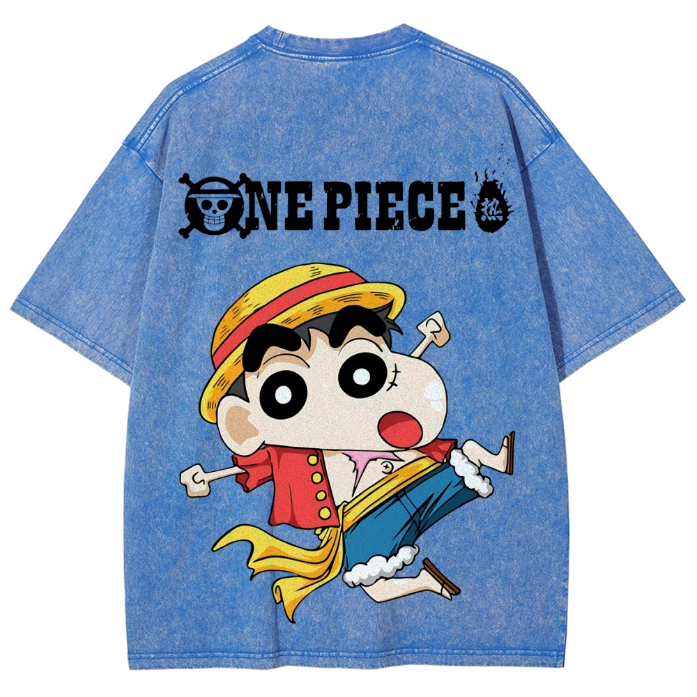 Crayon Shin-chan | Unisex Fit Washed T-Shirt 
