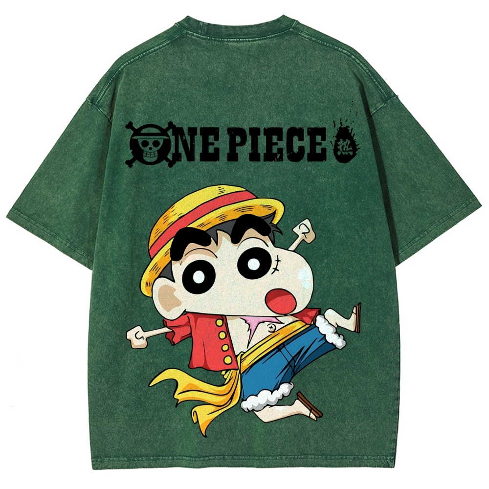 Crayon Shin-chan | Unisex Fit Washed T-Shirt 