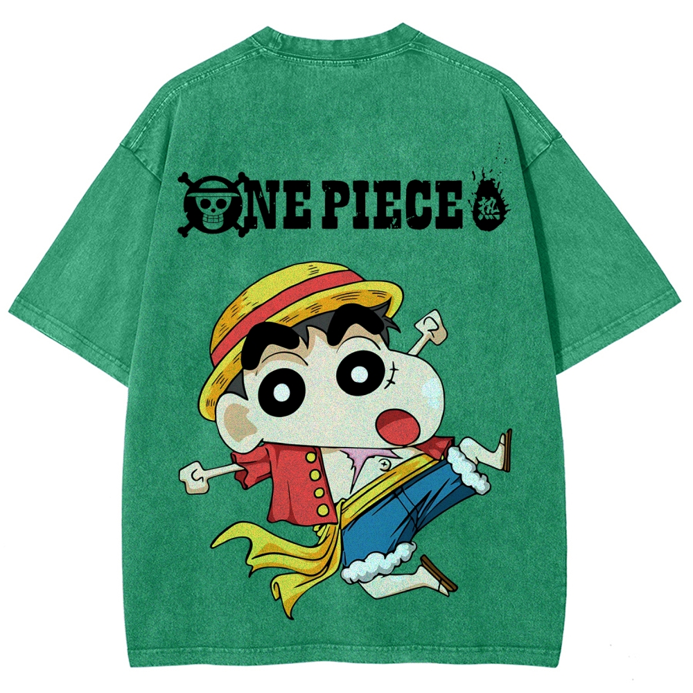 Crayon Shin-chan | Unisex Fit Washed T-Shirt 