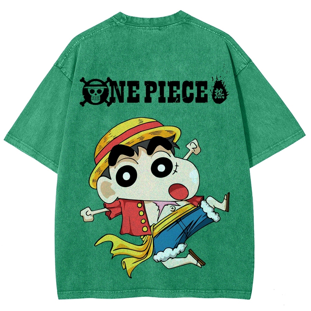 Crayon Shin-chan | Unisex Fit Washed T-Shirt 