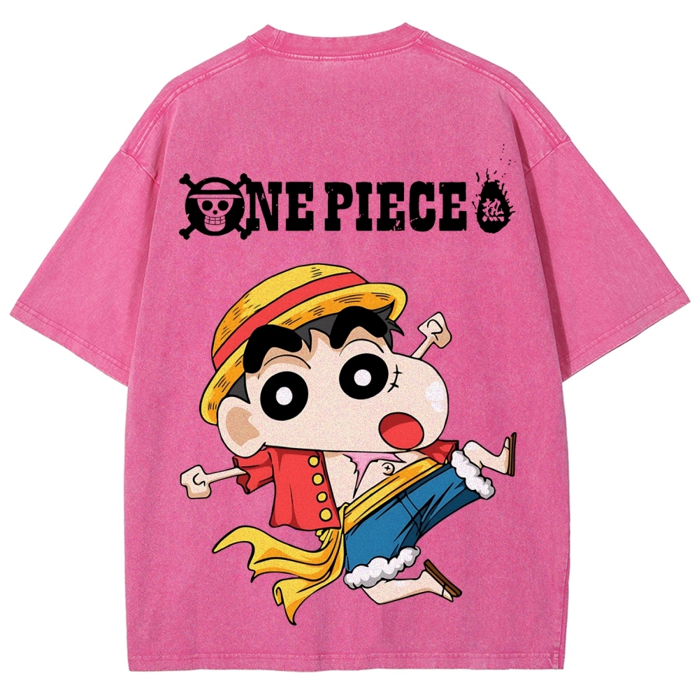 Crayon Shin-chan | Unisex Fit Washed T-Shirt 