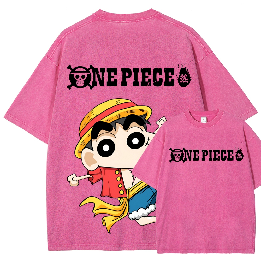 Crayon Shin-chan | Unisex Fit Washed T-Shirt 