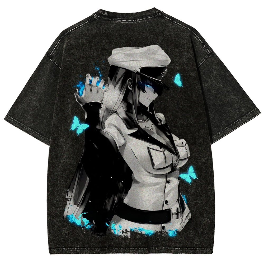 Akame Ga Kill Esdesu | Unisex Fit Washed T-Shirt