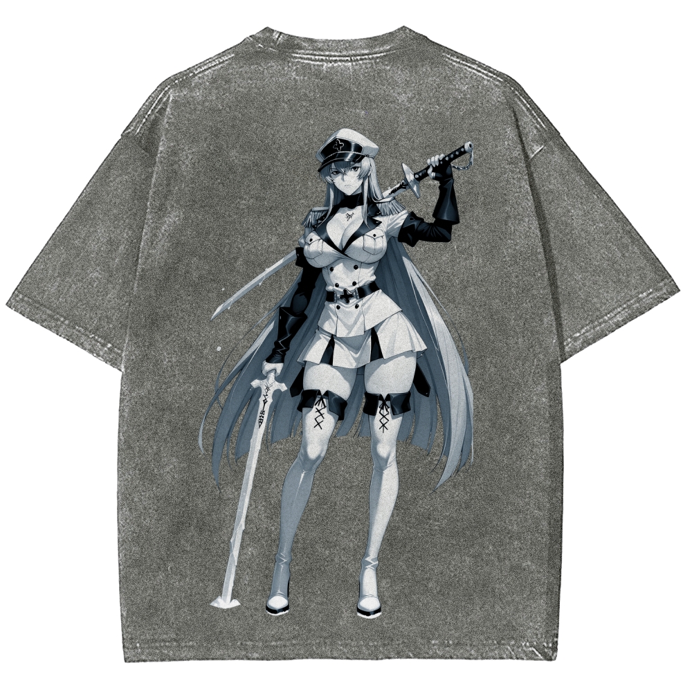 Akame Ga Kill Esdesu | Unisex Fit Washed T-Shirt
