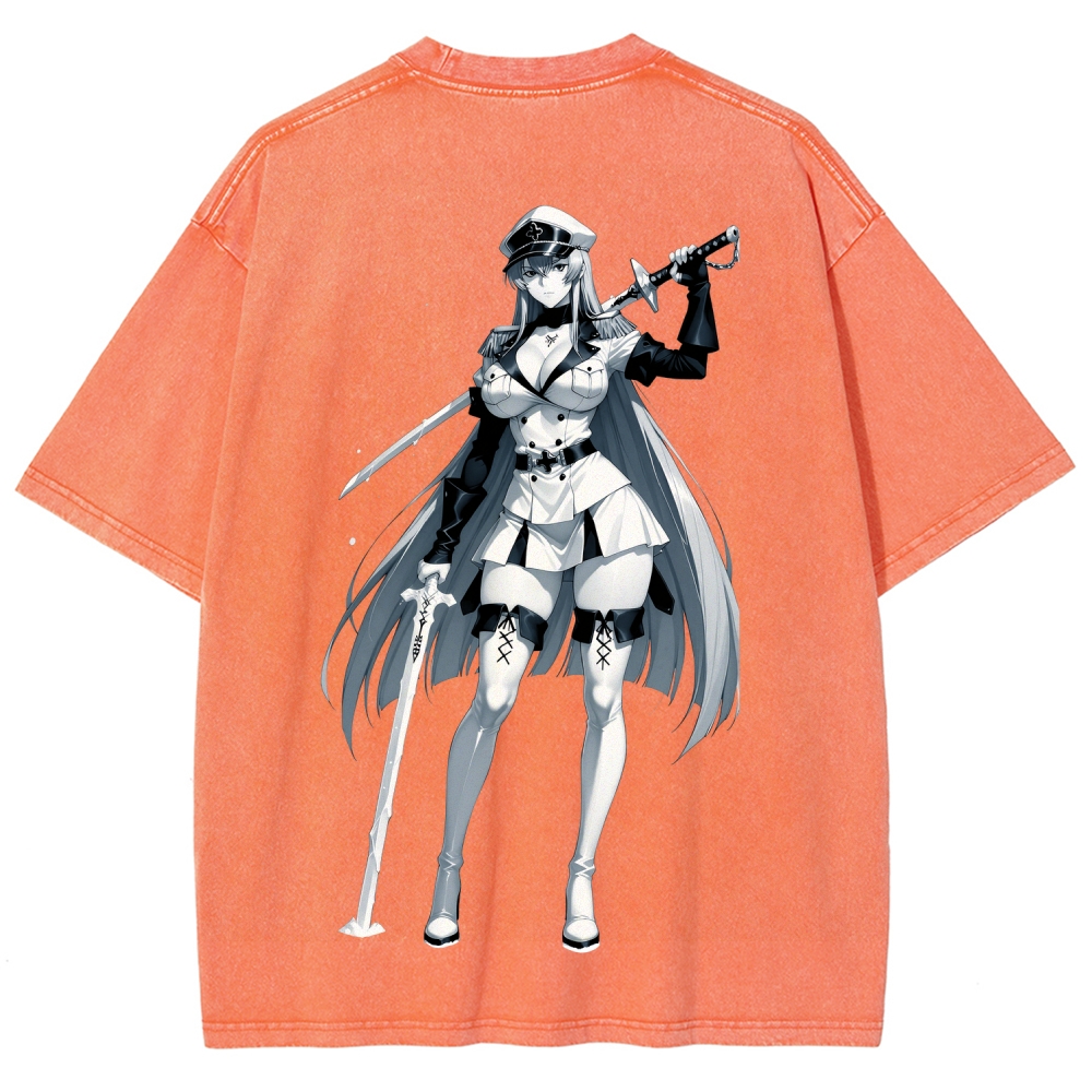 Akame Ga Kill Esdesu | Unisex Fit Washed T-Shirt
