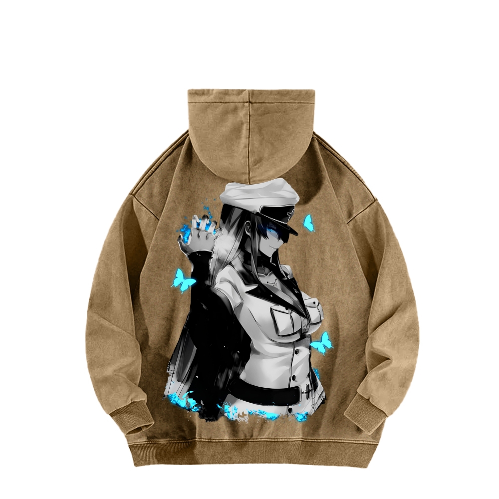 Akame Ga Kill Esdesu | Unisex Washed Hoodie