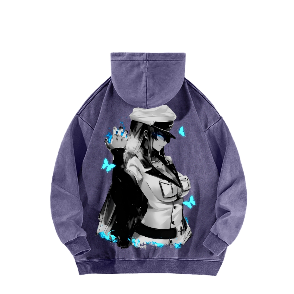 Akame Ga Kill Esdesu | Unisex Washed Hoodie