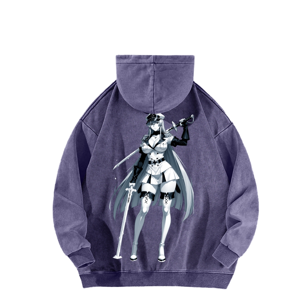 Akame Ga Kill Esdesu | Unisex Washed Hoodie