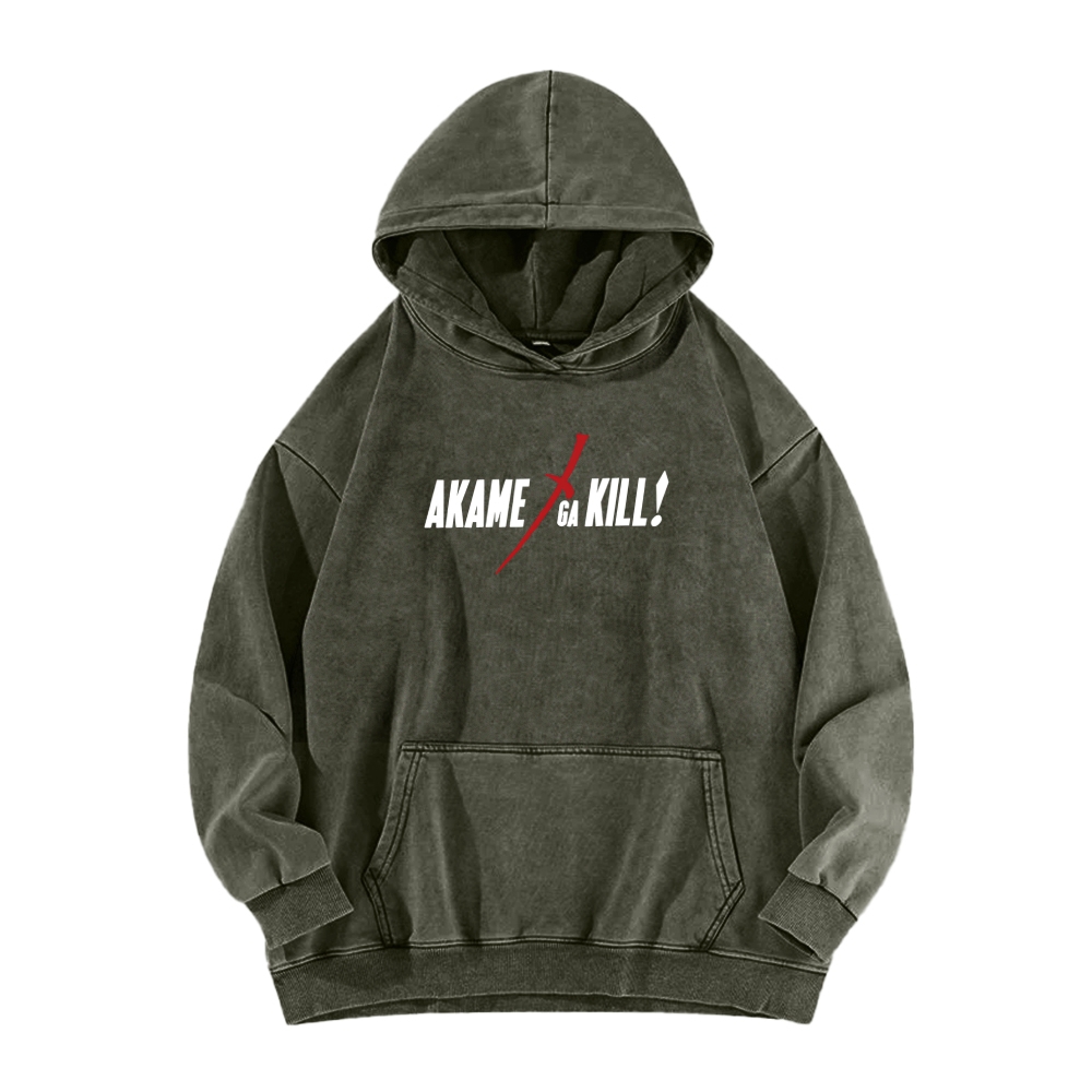Akame Ga Kill Esdesu | Unisex Washed Hoodie