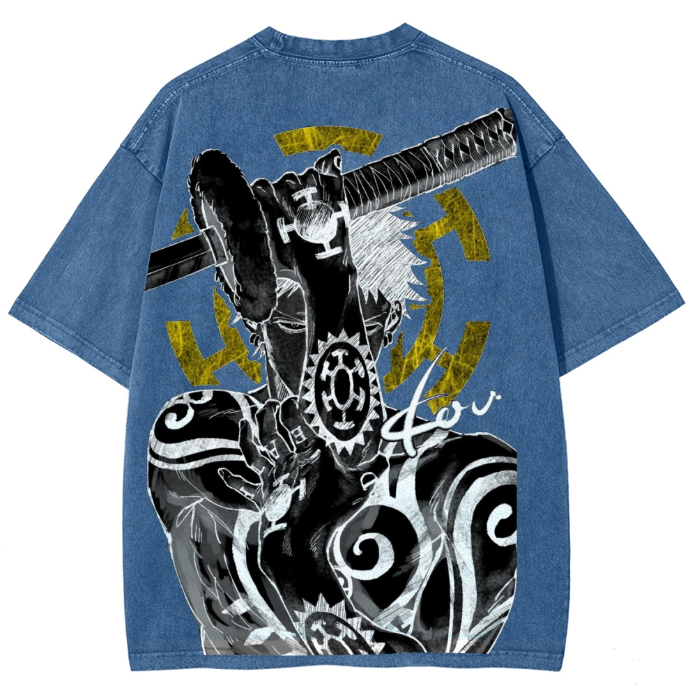 One Piece Law | Unisex Fit Washed T-Shirt