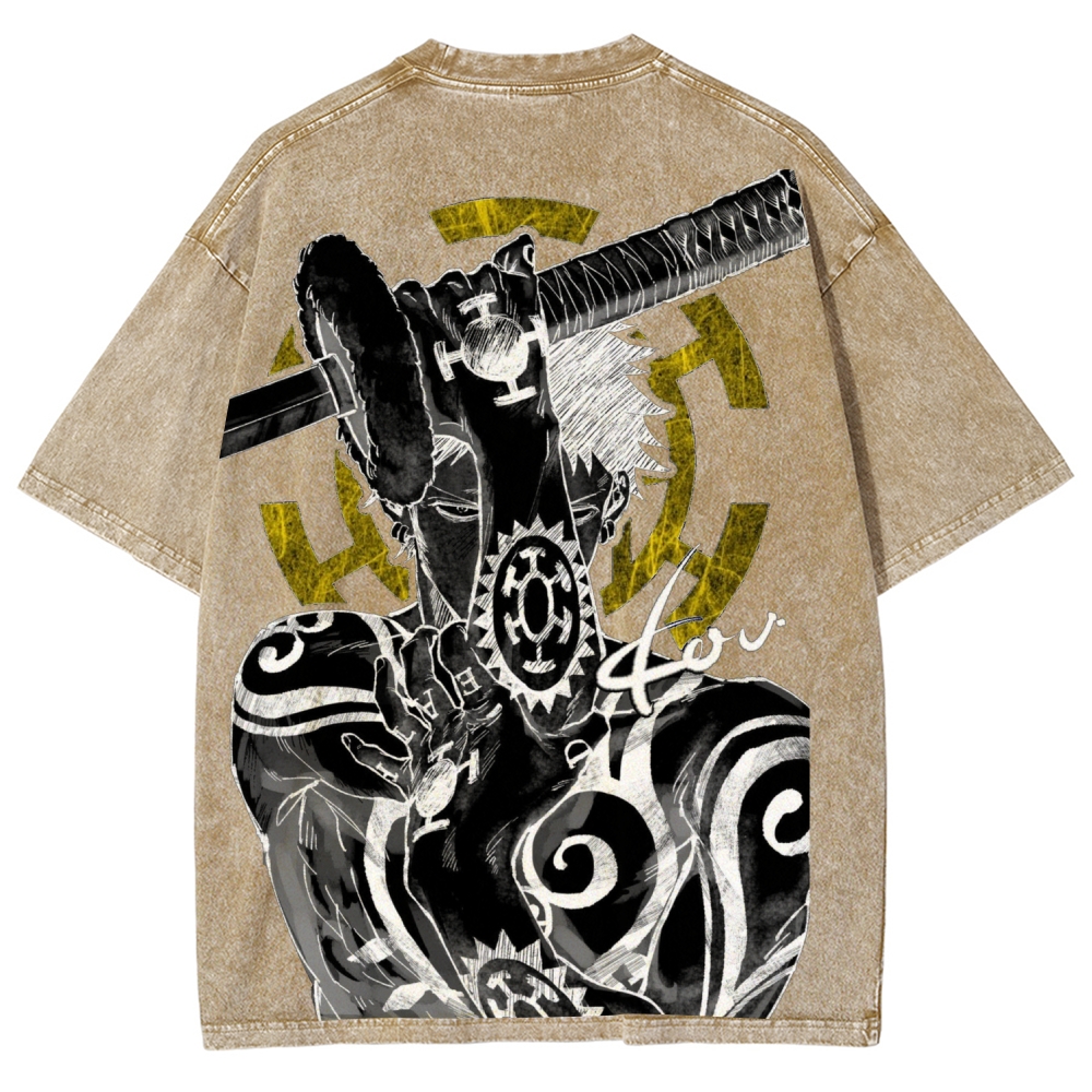 One Piece Law | Unisex Fit Washed T-Shirt