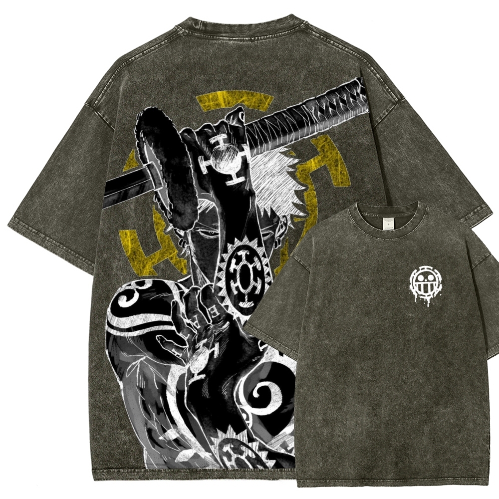 One Piece Law | Unisex Fit Washed T-Shirt