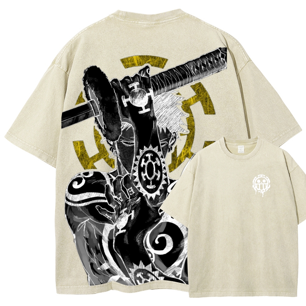 One Piece Law | Unisex Fit Washed T-Shirt