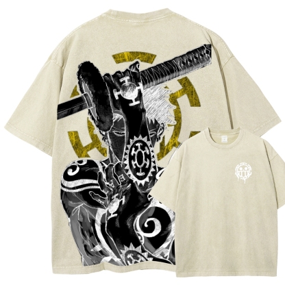 One Piece Law | Unisex Fit Washed T-Shirt