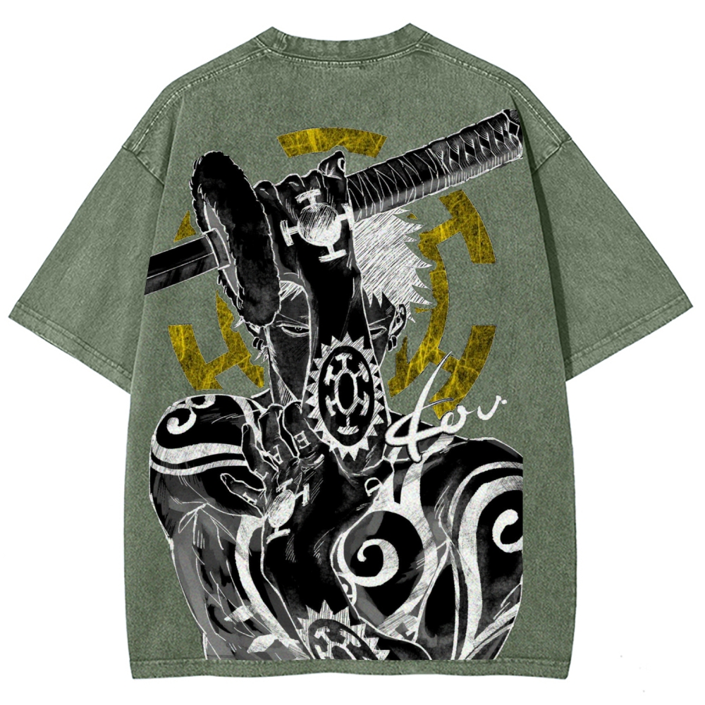 One Piece Law | Unisex Fit Washed T-Shirt