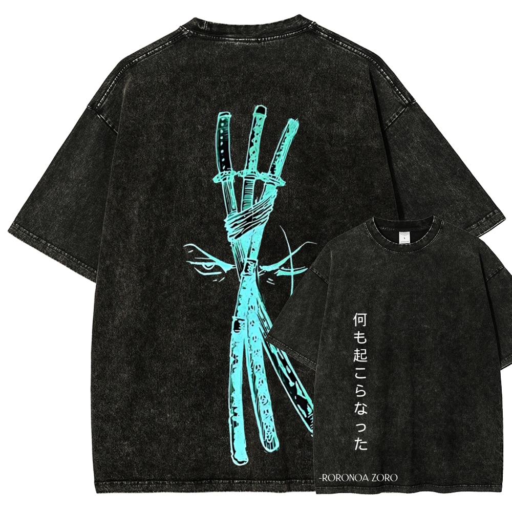 One Piece Zoro | Unisex Fit Washed T-Shirt