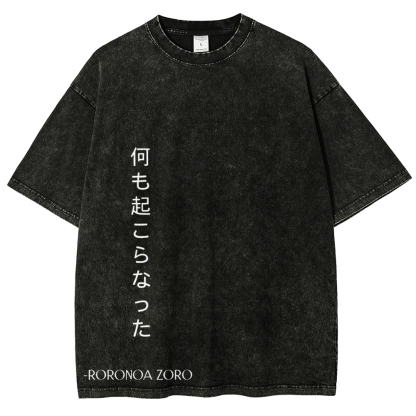 One Piece Zoro | Unisex Fit Washed T-Shirt