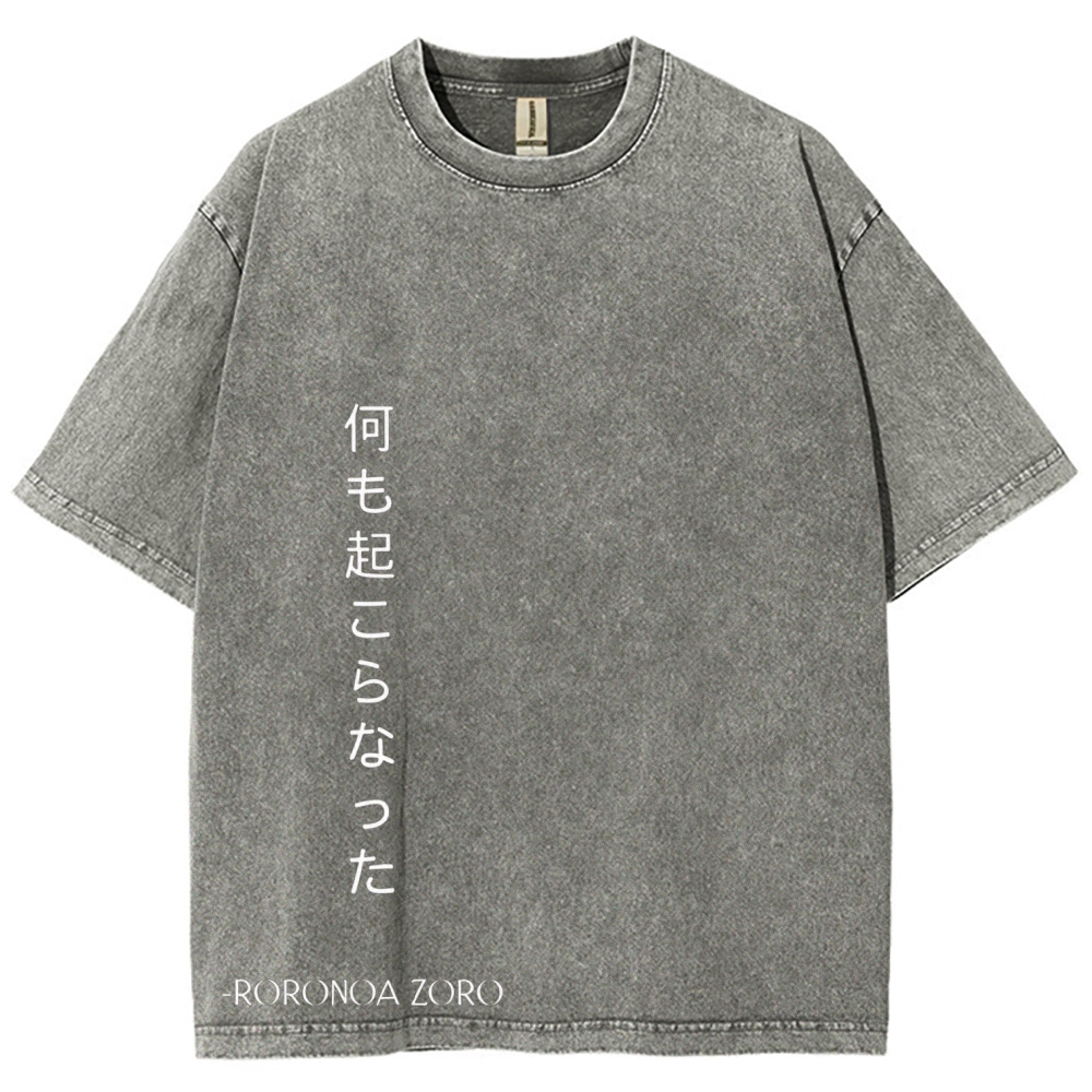 One Piece Zoro | Unisex Fit Washed T-Shirt