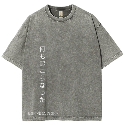 One Piece Zoro | Unisex Fit Washed T-Shirt