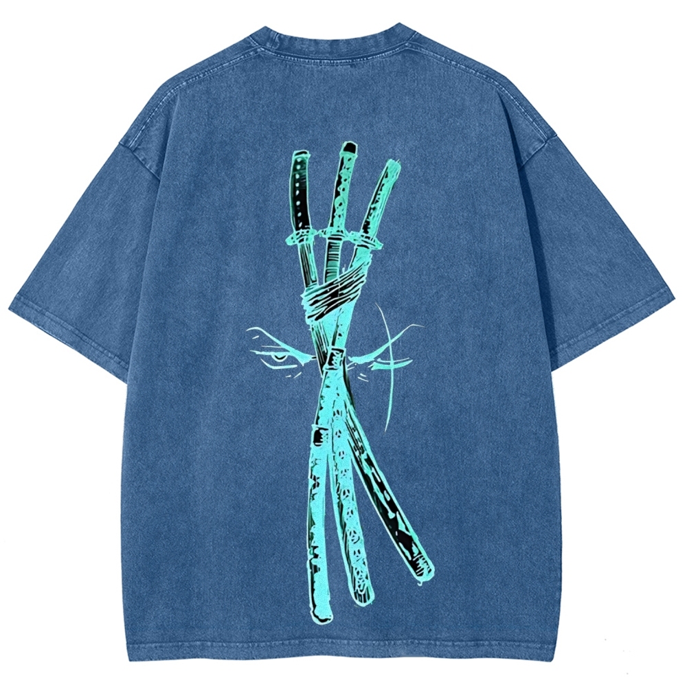 One Piece Zoro | Unisex Fit Washed T-Shirt