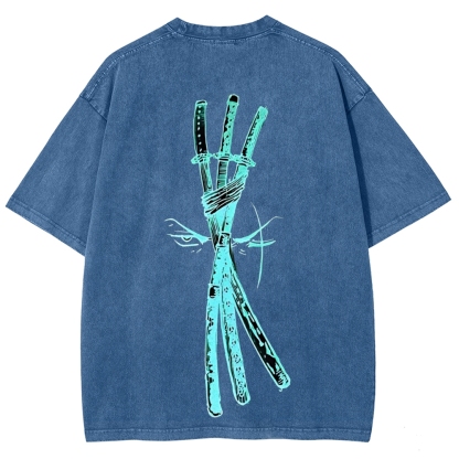One Piece Zoro | Unisex Fit Washed T-Shirt