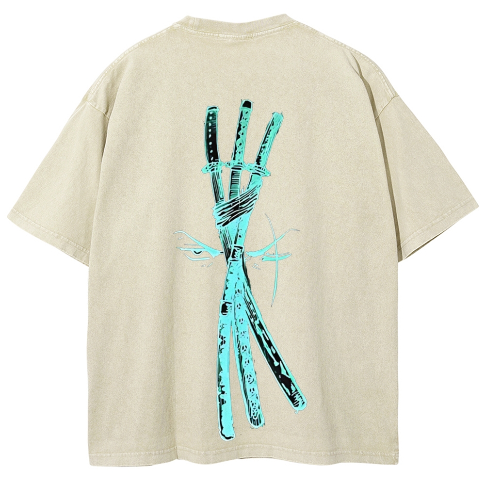 One Piece Zoro | Unisex Fit Washed T-Shirt