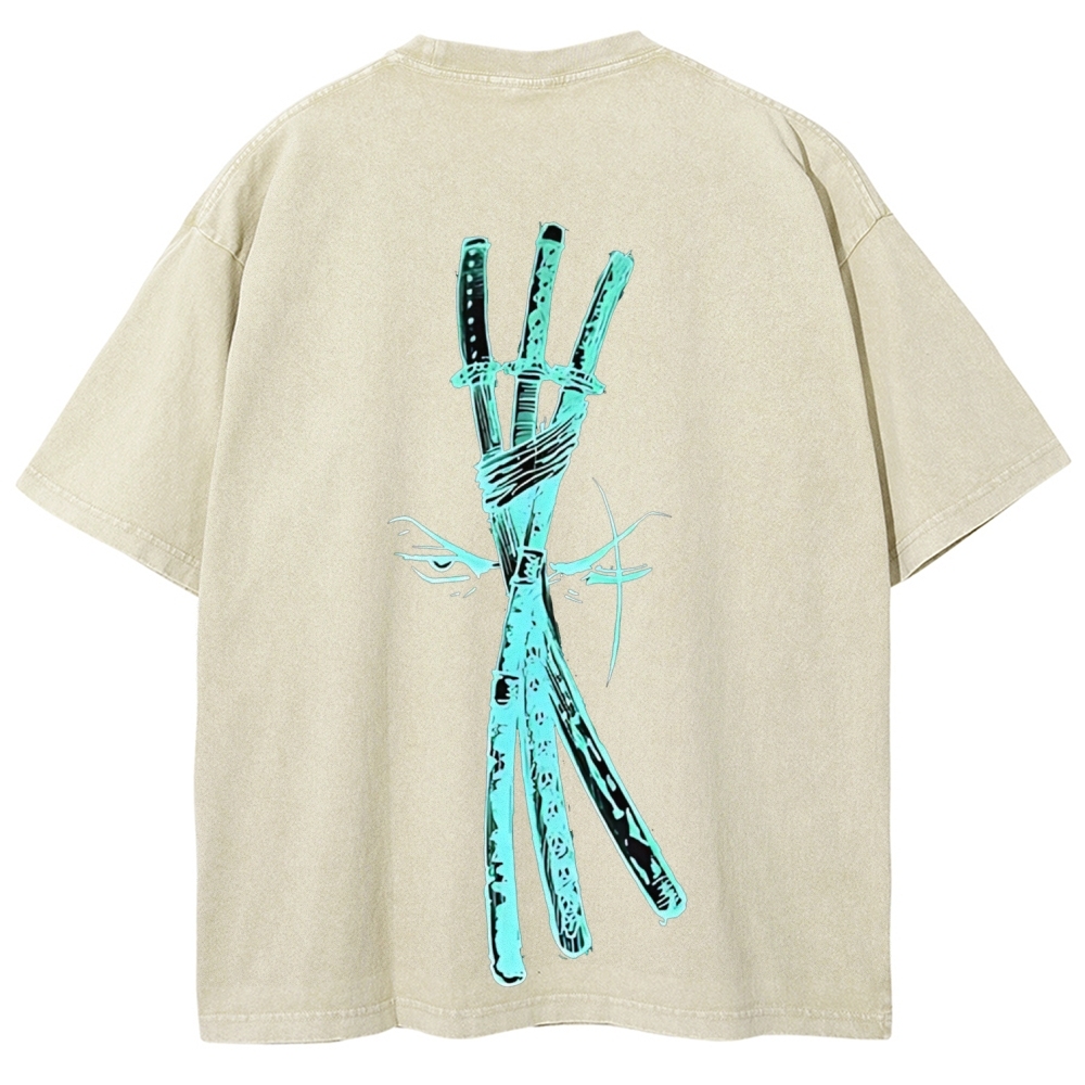 One Piece Zoro | Unisex Fit Washed T-Shirt