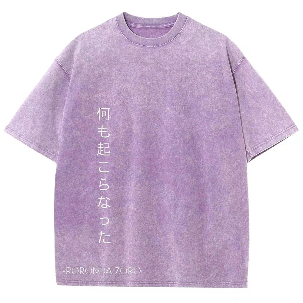 One Piece Zoro | Unisex Fit Washed T-Shirt