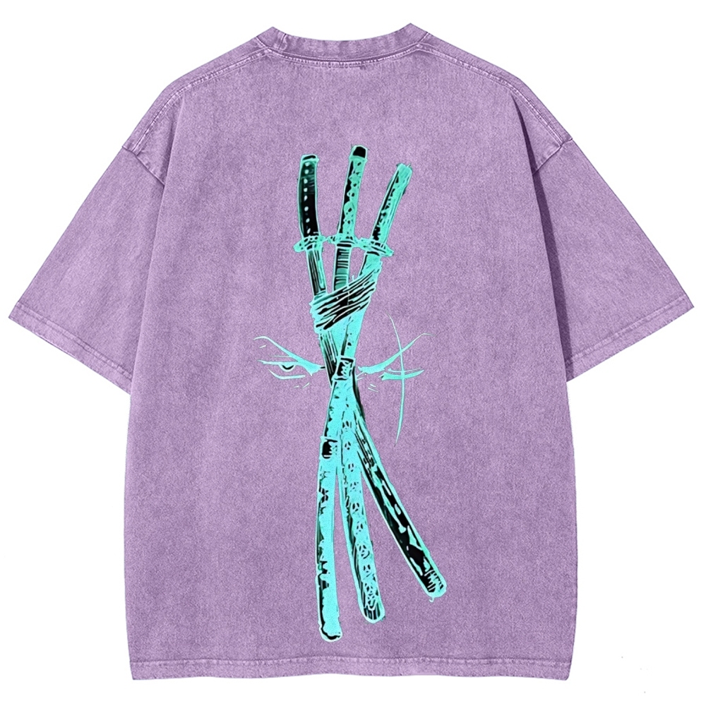 One Piece Zoro | Unisex Fit Washed T-Shirt