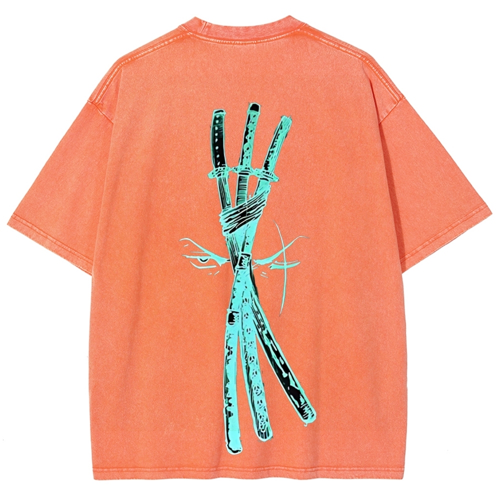 One Piece Zoro | Unisex Fit Washed T-Shirt