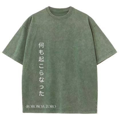 One Piece Zoro | Unisex Fit Washed T-Shirt