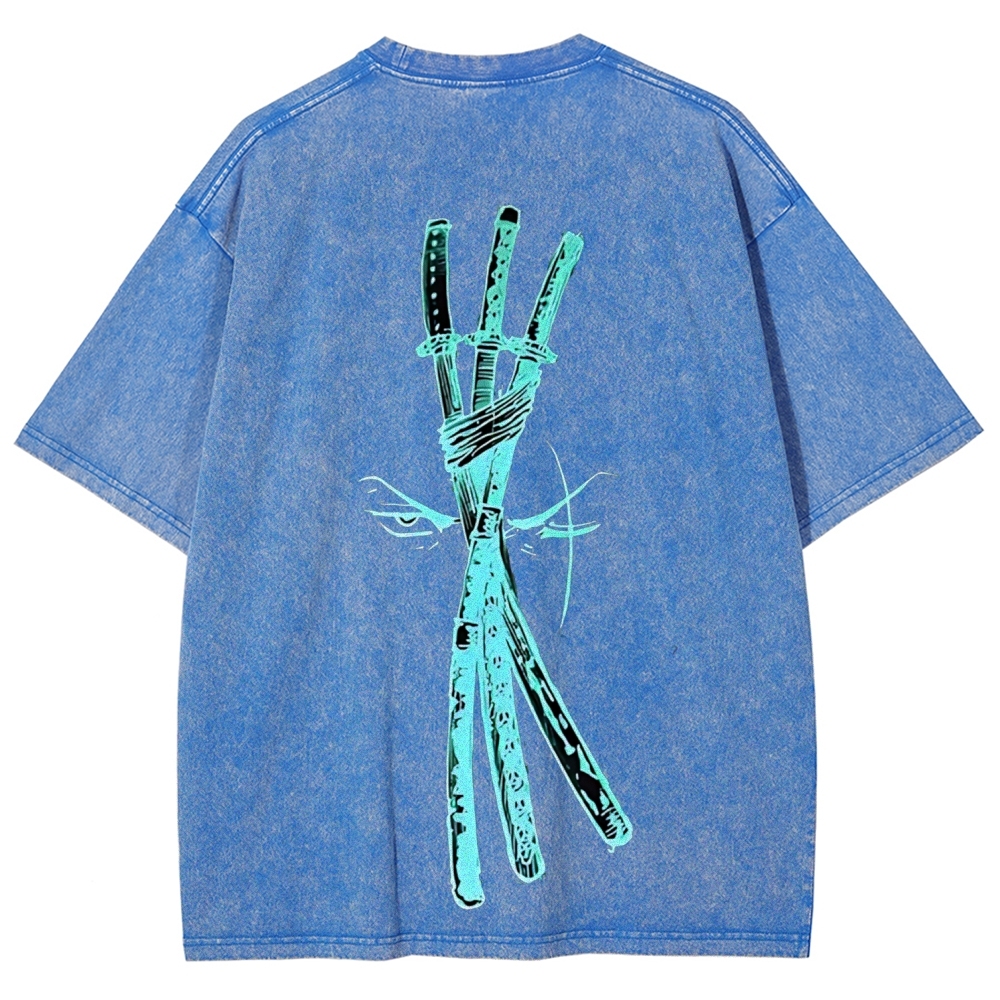 One Piece Zoro | Unisex Fit Washed T-Shirt