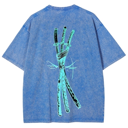 One Piece Zoro | Unisex Fit Washed T-Shirt