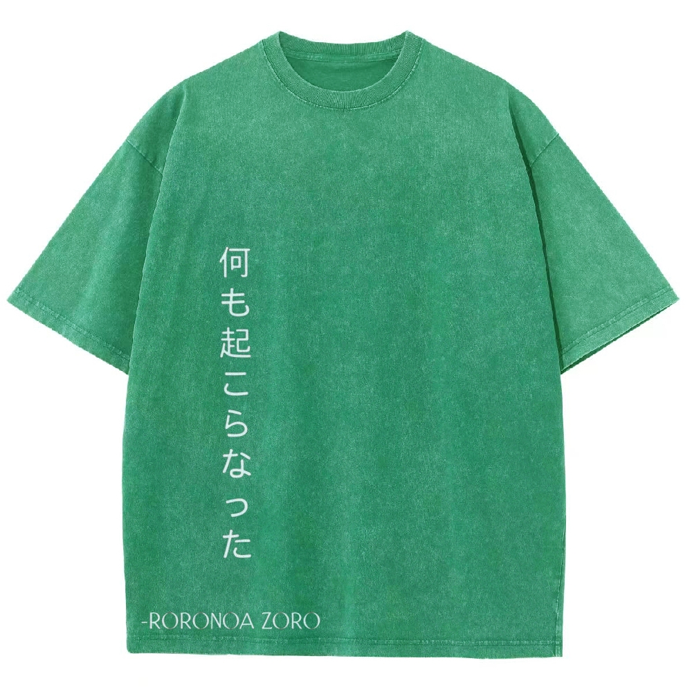 One Piece Zoro | Unisex Fit Washed T-Shirt