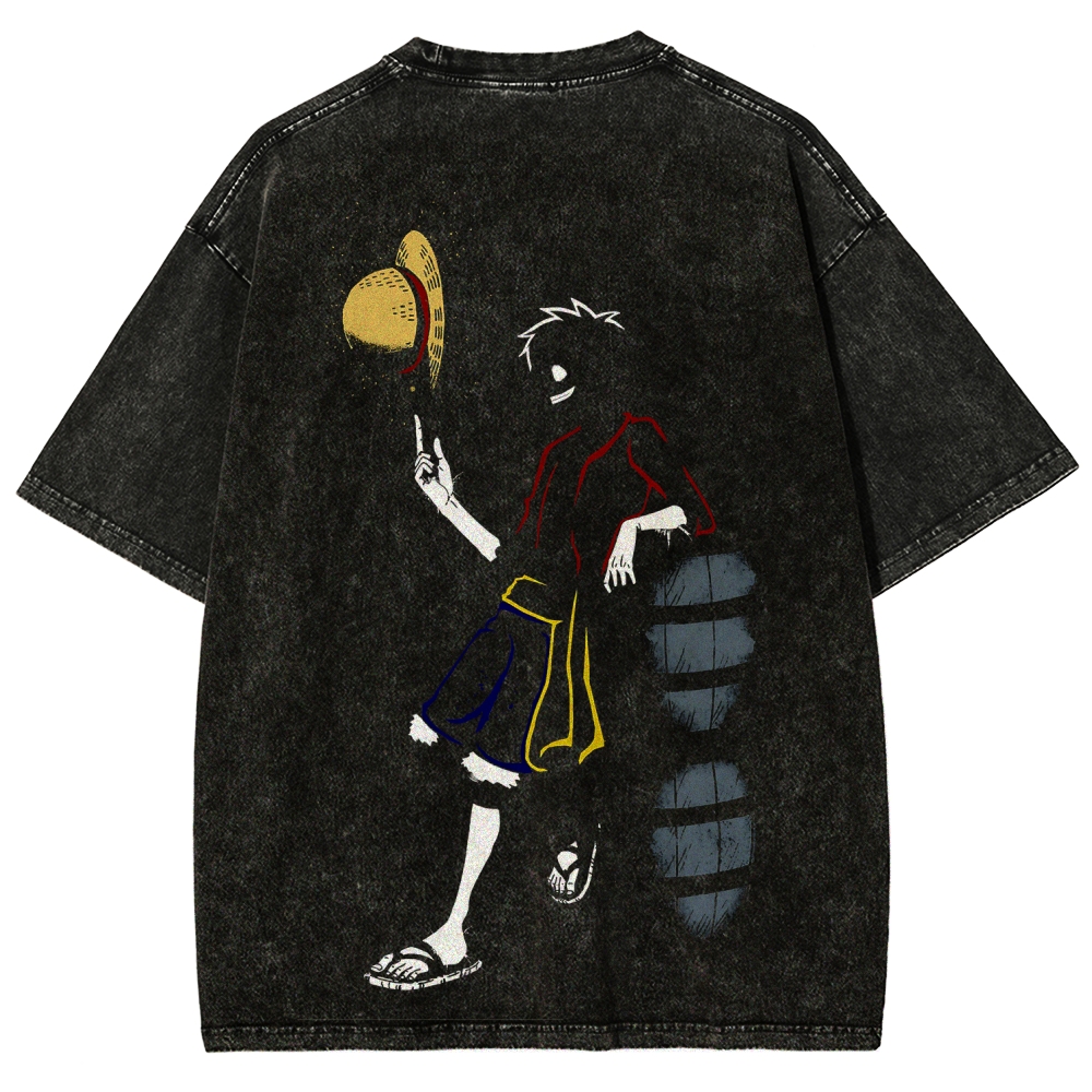One Piece Luffy | Unisex Fit Washed T-Shirt