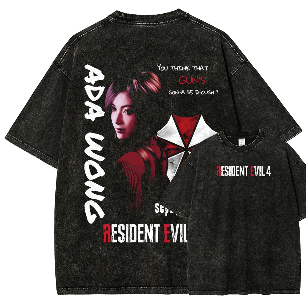 Resident Evil Unisex Fit Washed T-Shirt 2602009450