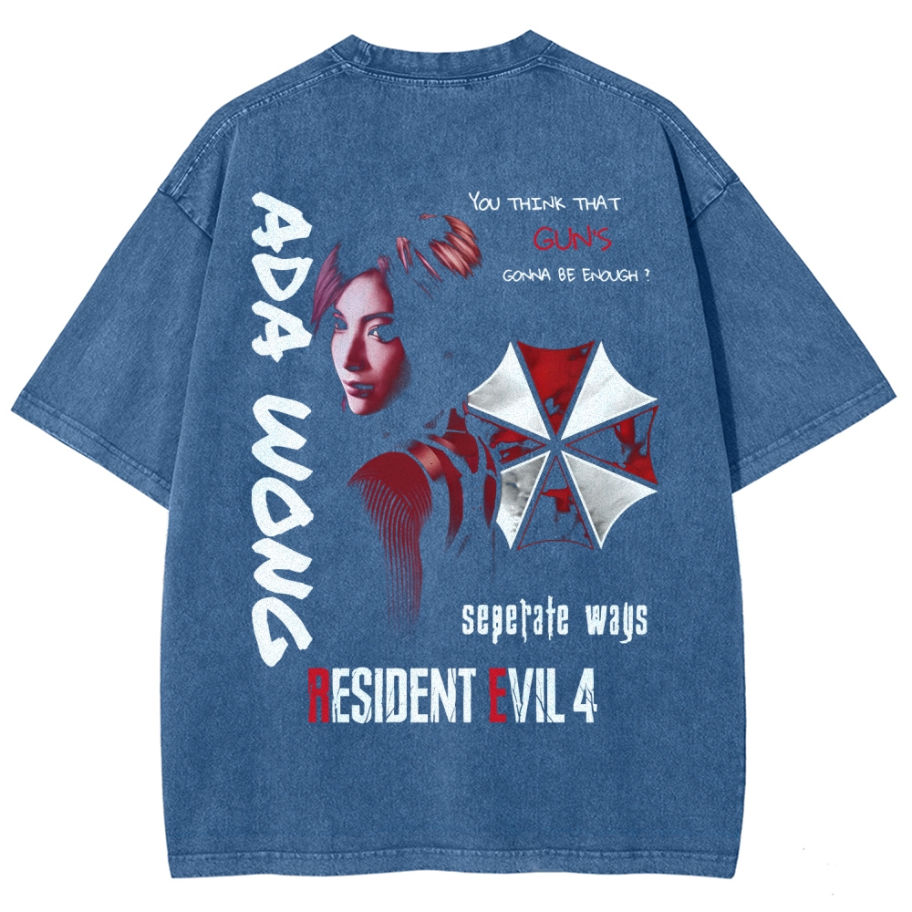 Resident Evil Unisex Fit Washed T-Shirt 2602009450
