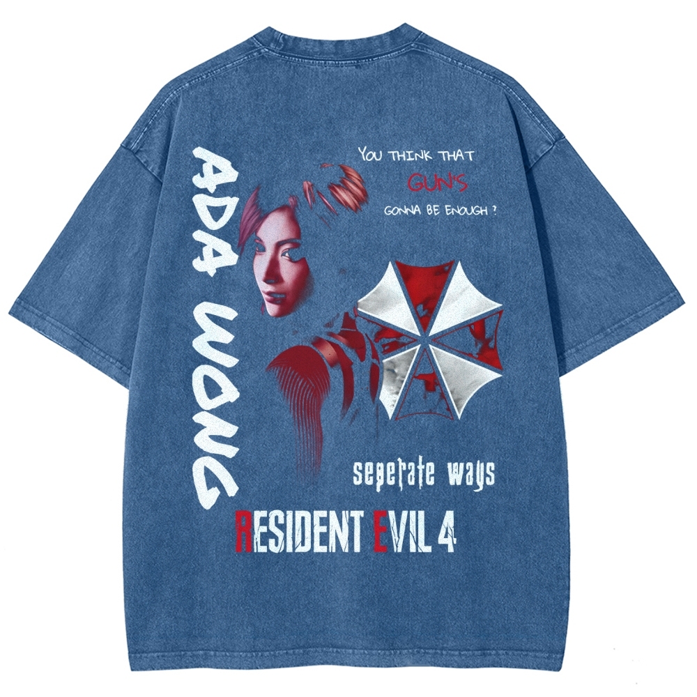 Resident Evil Unisex Fit Washed T-Shirt 2602009450