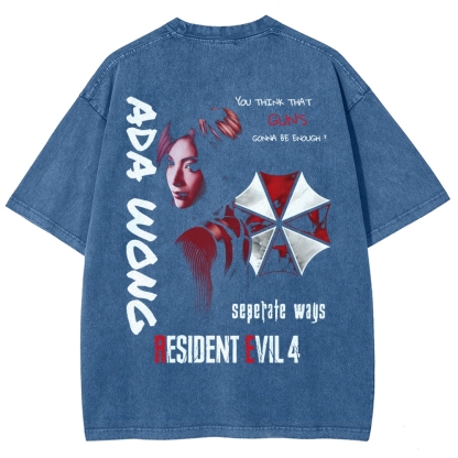 Resident Evil Unisex Fit Washed T-Shirt 2602009450