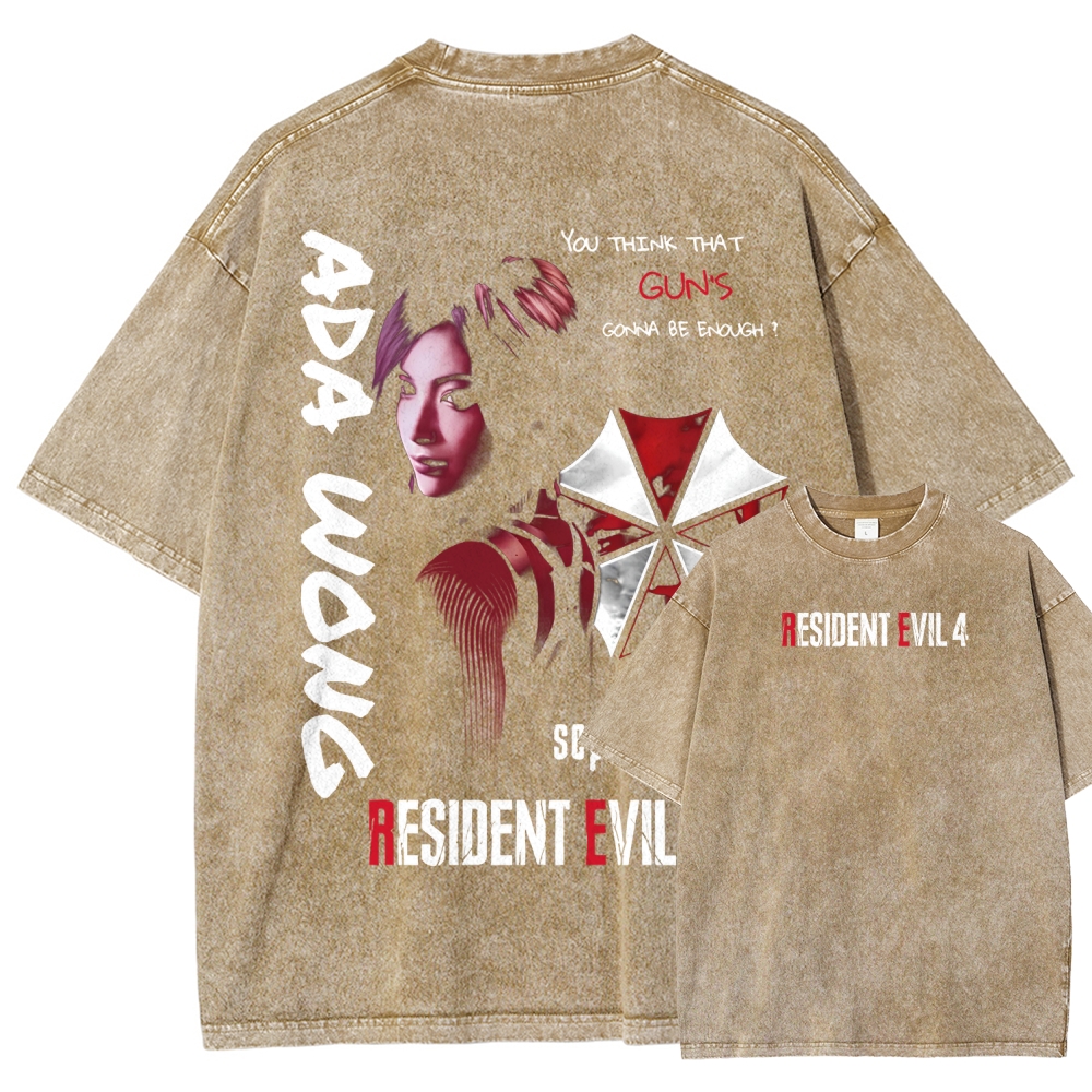 Resident Evil Unisex Fit Washed T-Shirt 2602009450