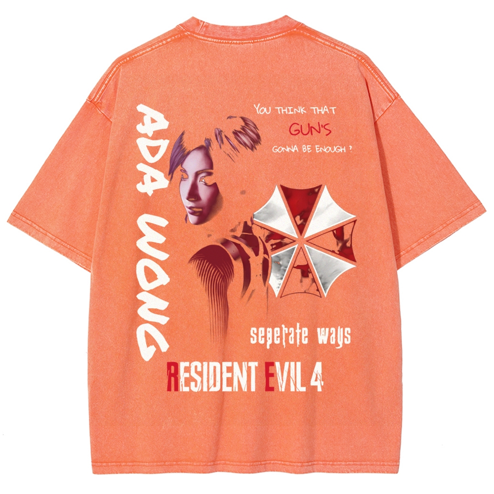 Resident Evil Unisex Fit Washed T-Shirt 2602009450