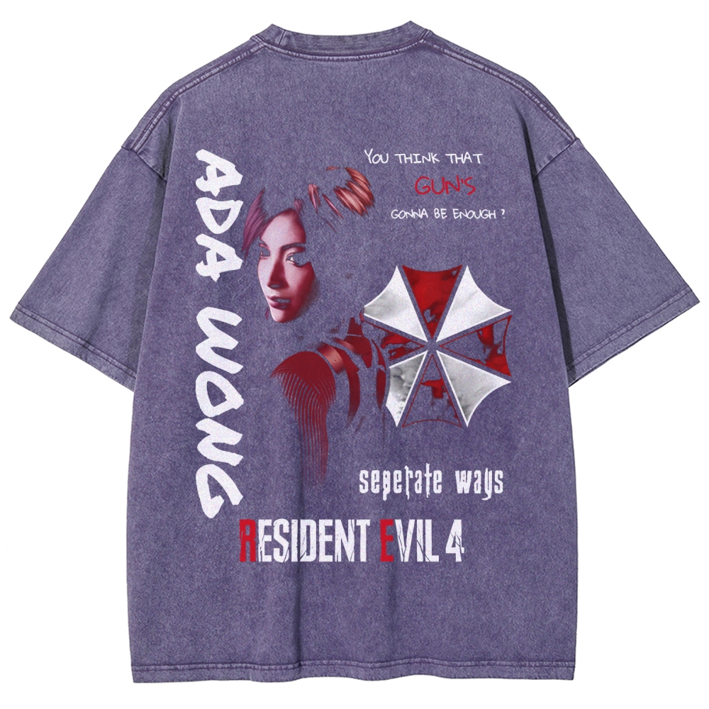 Resident Evil Unisex Fit Washed T-Shirt 2602009450