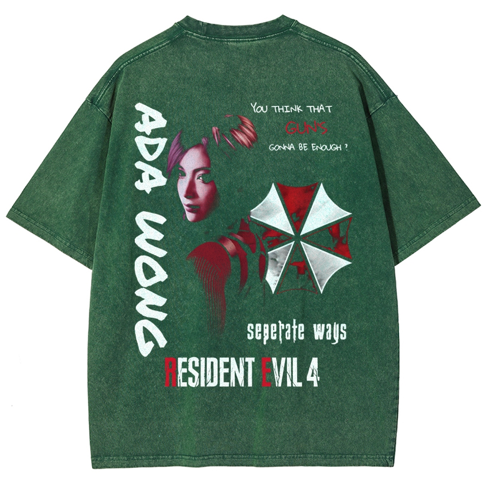 Resident Evil Unisex Fit Washed T-Shirt 2602009450