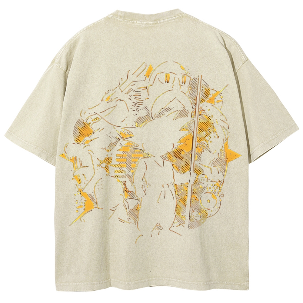 Dragon Goku | Unisex Fit Washed T-Shirt
